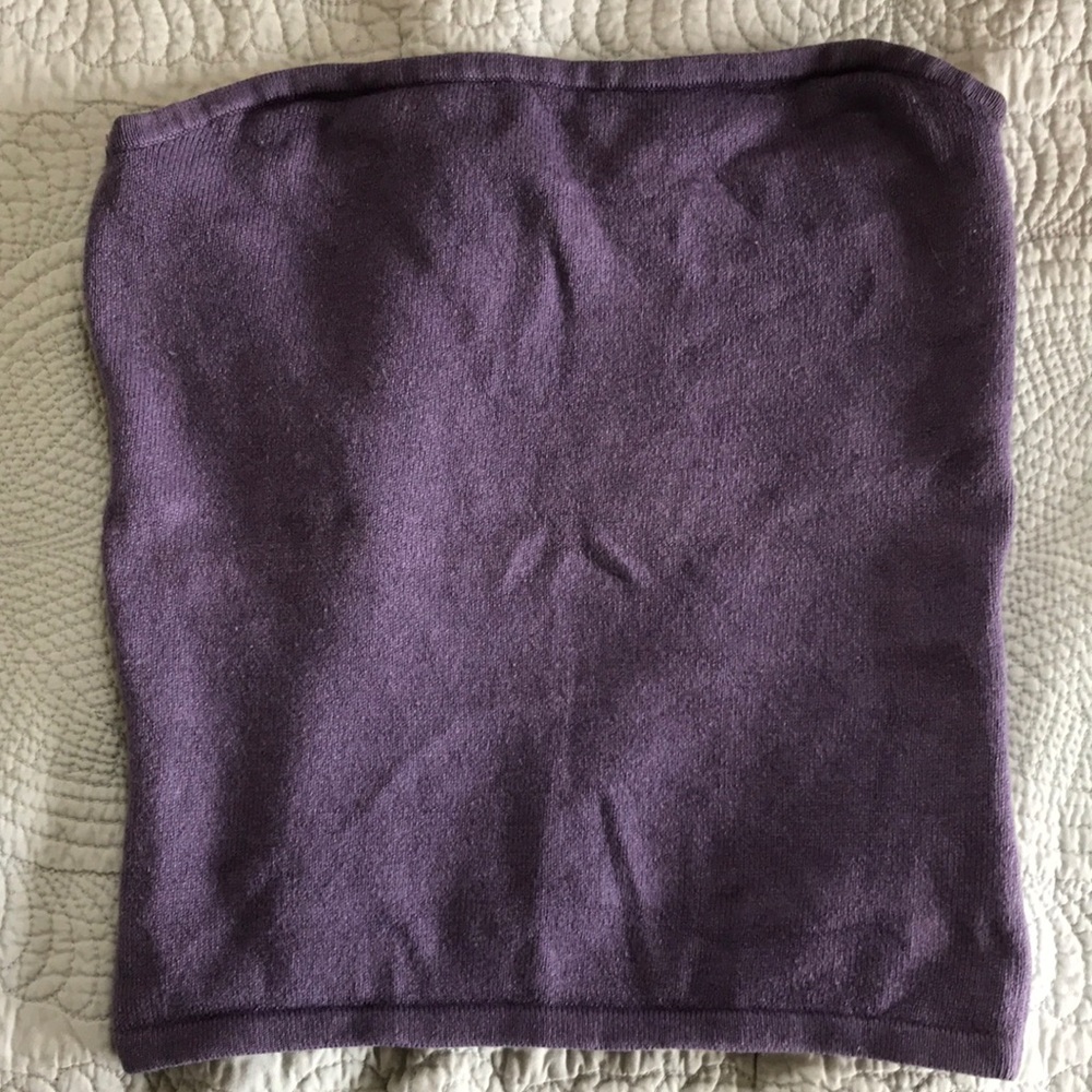 Express Silk + Cashmere tube top